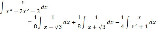 Ejercicio calculo integral fracciones parciales